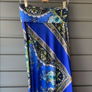 Arden B maxi paisley skirt